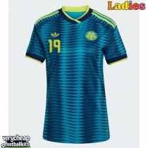 Colombia Rafael Santos Borre #19 Replica Away Shirt Ladies World Cup 2026 Short Sleeve